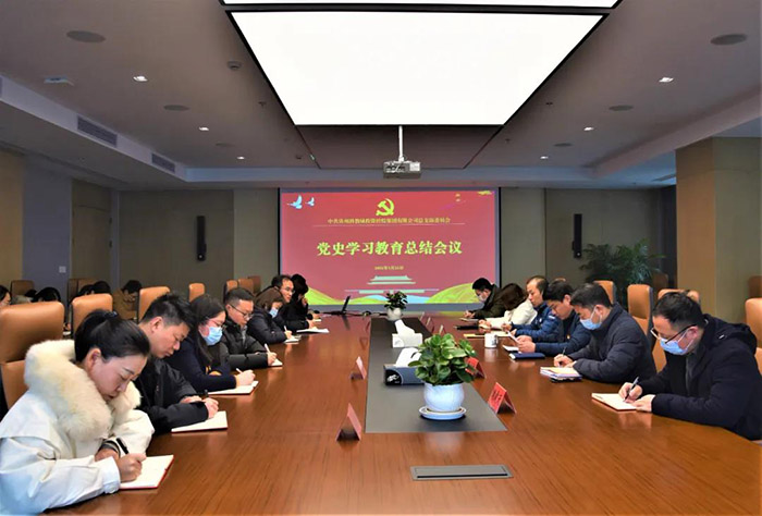 科教城集团召开党史学习教育总结会议